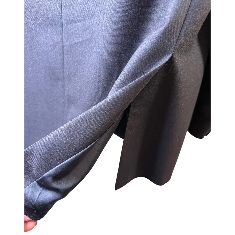 Vtg BURBERRYS Men's Navy 56R Blazer Two Gold Buttons Wool Jacket USA Classic